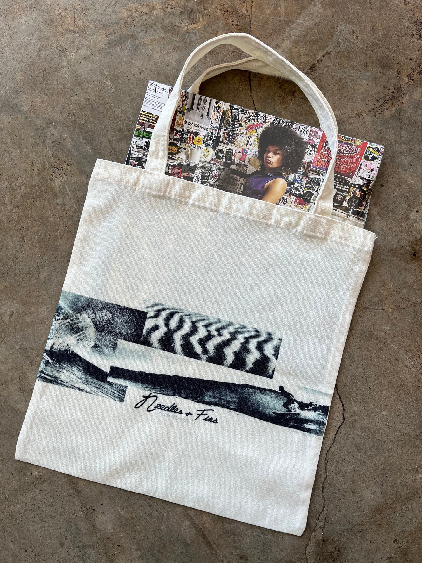 Needles & Fins Shop Tote